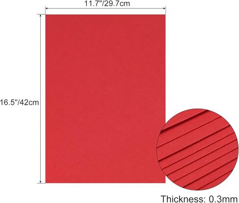 ورق قصاصات من MECCANIXITY مقاس 11.7 بوصة × 16.5 بوصة، 92 رطل/250 جرامًا للمتر المربع، بطاقات ملونة صلبة للفنون والحرف اليدوية للعام الجديد، والدعوات، وبطاقات التهنئة، وبطاقات الهدايا، عبوة من 10 قطع باللون العنابي in Kuwait