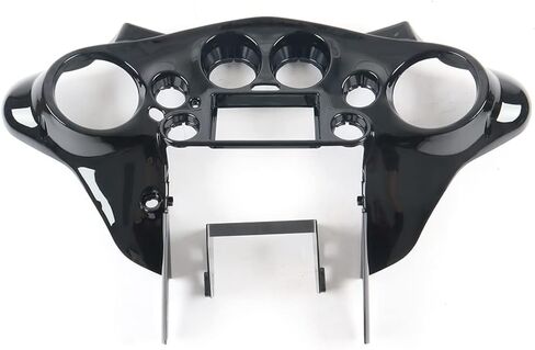 STLPRO Double DIN جناح الخفاش الداخلي مناسب لـ 1994-2013 Harley Davidson Touring Electra Street Glide Ultra Classic Road Glide (أسود حيوي) in Kuwait