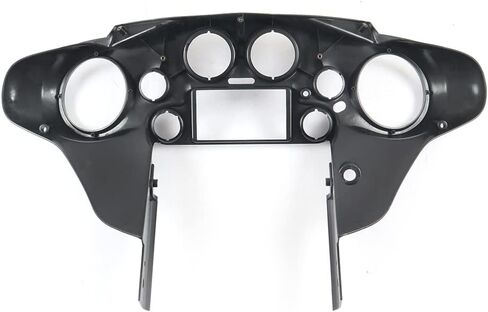 STLPRO Double DIN جناح الخفاش الداخلي مناسب لـ 1994-2013 Harley Davidson Touring Electra Street Glide Ultra Classic Road Glide (أسود حيوي) in Kuwait