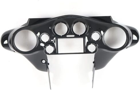 STLPRO Double DIN جناح الخفاش الداخلي مناسب لـ 1994-2013 Harley Davidson Touring Electra Street Glide Ultra Classic Road Glide (أسود حيوي) in Kuwait