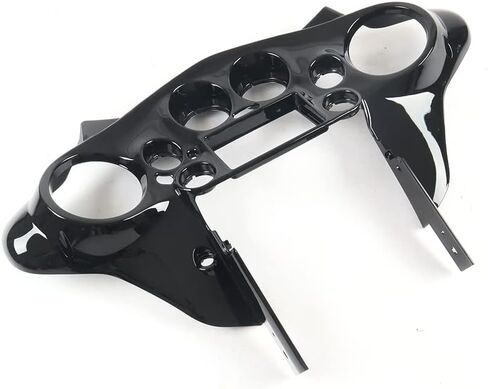 STLPRO Double DIN جناح الخفاش الداخلي مناسب لـ 1994-2013 Harley Davidson Touring Electra Street Glide Ultra Classic Road Glide (أسود حيوي) in Kuwait
