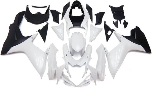 Fairings Kit ABS البلاستيك الأبيض الأسود لسوزوكي GSXR 600 750 2011-2023 2012 2013 2014 2015 2016 2017 2018 2019 2020 2021 2022 GSXR600 GSXR750 K11 حقن هدية هيكل السيارة in Kuwait
