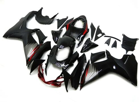Fairings Kit ABS البلاستيك الأبيض الأسود لسوزوكي GSXR 600 750 2011-2023 2012 2013 2014 2015 2016 2017 2018 2019 2020 2021 2022 GSXR600 GSXR750 K11 حقن هدية هيكل السيارة in Kuwait