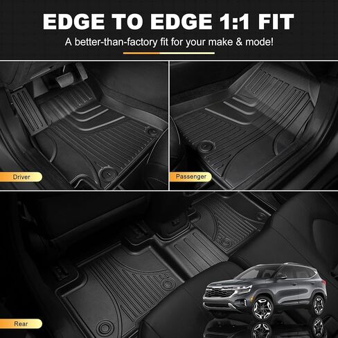 AOMSAZTO Floor Mats and Trunk Cover Fit for 2015-2021 Lexus NX NX300/ NX300h /NX 200t TPE All Weather Floor Liner for 1st & 2nd & Trunk Full Set Car Liners in Kuwait