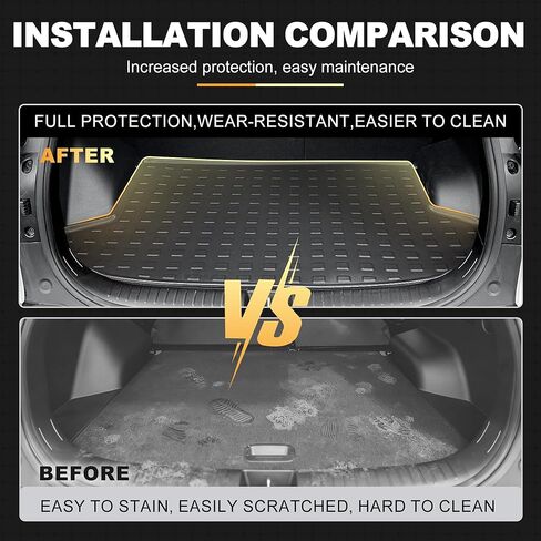 AOMSAZTO Floor Mats and Trunk Cover Fit for 2015-2021 Lexus NX NX300/ NX300h /NX 200t TPE All Weather Floor Liner for 1st & 2nd & Trunk Full Set Car Liners in Kuwait