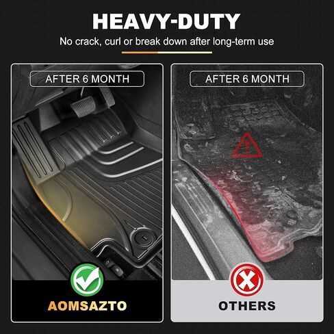 AOMSAZTO Floor Mats and Trunk Cover Fit for 2015-2021 Lexus NX NX300/ NX300h /NX 200t TPE All Weather Floor Liner for 1st & 2nd & Trunk Full Set Car Liners in Kuwait