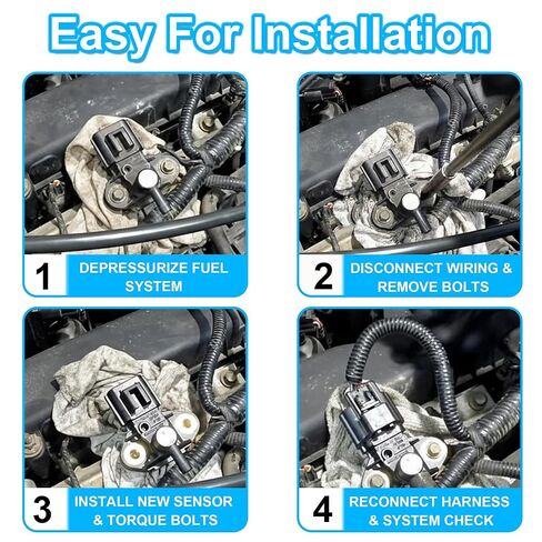 مستشعر ضغط الوقود FPS5 لسيارة Ford F150 F250 F350 E150 E250 E350 Super Duty, Mustang, Explorer, Escape, Focus, Crown Victoria, Taurus, Lincoln & Mazda - يستبدل 3F2Z9G756AC 0261230093 in Saudi Arabia