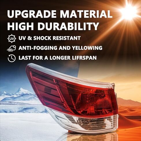 Aosky Tail Light Assembly Compatible with 2013-2016 Nissan Pathfinder Halogen Taillight Left Driver Side in Saudi Arabia