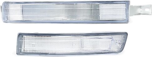 HECASA Pair Turn Signal Lights Compatible with 1990-1994 Lexus LS400 Replacement for LX2530102 LX2530103 LX2531102 LX2531103 Front Bumper Signal Light Lamp W/Bulbs Clear Lens Driver & Passenger Side in Saudi Arabia