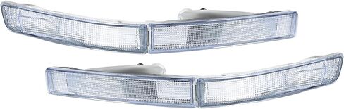 HECASA Pair Turn Signal Lights Compatible with 1990-1994 Lexus LS400 Replacement for LX2530102 LX2530103 LX2531102 LX2531103 Front Bumper Signal Light Lamp W/Bulbs Clear Lens Driver & Passenger Side in Saudi Arabia