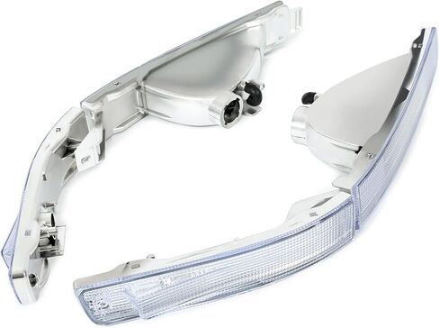 HECASA Pair Turn Signal Lights Compatible with 1990-1994 Lexus LS400 Replacement for LX2530102 LX2530103 LX2531102 LX2531103 Front Bumper Signal Light Lamp W/Bulbs Clear Lens Driver & Passenger Side in Saudi Arabia