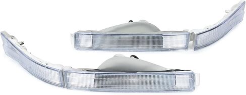 HECASA Pair Turn Signal Lights Compatible with 1990-1994 Lexus LS400 Replacement for LX2530102 LX2530103 LX2531102 LX2531103 Front Bumper Signal Light Lamp W/Bulbs Clear Lens Driver & Passenger Side in Saudi Arabia