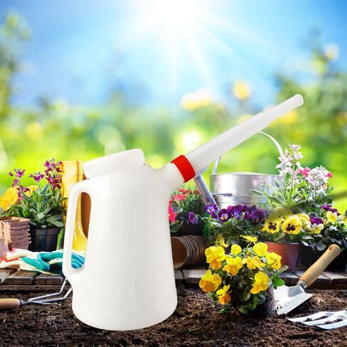 Measuring Container With Flexible Long Spout 2/3/4 Liter Oil Measuring Garage Oil For Car Motorcycle Portable Oil 2/3/4 Liter Oil Measuring W/Long Spout Measuring Container in Saudi Arabia