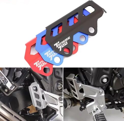 For Tenere 700 Tenere700 2023 2024 2025 Motorcycle Shift Lever Protector Rear Brake Master Cylinder Protector Accessories tenere700 (Red) in Kuwait