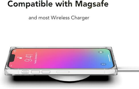 Clear Rectangle Edge Case Compatible with iPhone 16 Pro Max 6.9 inch 2024, Transparent Protective Phone Case Enhanced Corners TPU Cushion, Shock-Absorption Soft Case in Saudi Arabia
