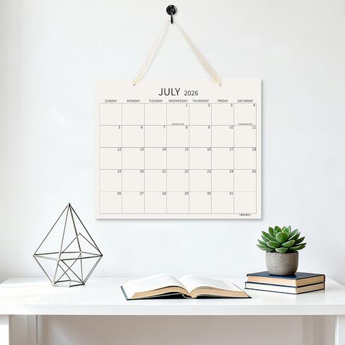 Desk Calendar 2026 with Desktop Mat, 18 Months Desk Pad Calendar January 2026 to June 2027, Medium 14 x11 inch Monthly Calendar for Home Office School (Apricot) in Saudi Arabia