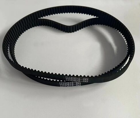 Bike Engine Belt Transmission Belt Rubber synchronous Belt 49cc / 53cc Engine 142F / 144F H5M575-115 Synchronous Belt arc Tooth Motor Drive Belt (Black Arc Tooth Drive Belt, H5M575-115-15mm) in Saudi Arabia