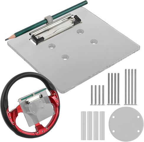 Golf Cart Scorecard With Pencil Holder Suitable For Almost All EZGO/Club Car/Yamaha Golf Carts Models With 5 or 6 Hole Golf Cart Steering Wheels in Kuwait