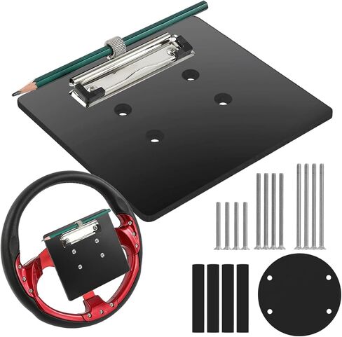 Golf Cart Scorecard With Pencil Holder Suitable For Almost All EZGO/Club Car/Yamaha Golf Carts Models With 5 or 6 Hole Golf Cart Steering Wheels in Saudi Arabia