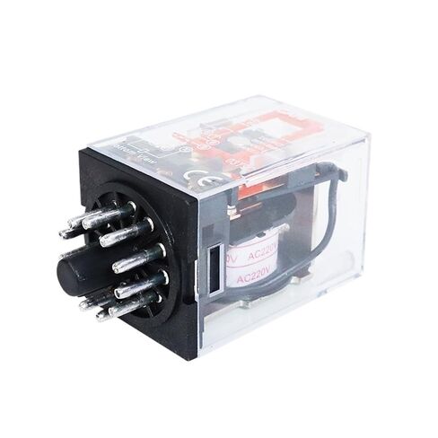 Intermediate Relay 220V 24V 110V 380V 6V MK3P-I 11 Pins Copper Coil Silver Contact Small Electromagnetic Relay 10A(AC 380V) in Saudi Arabia