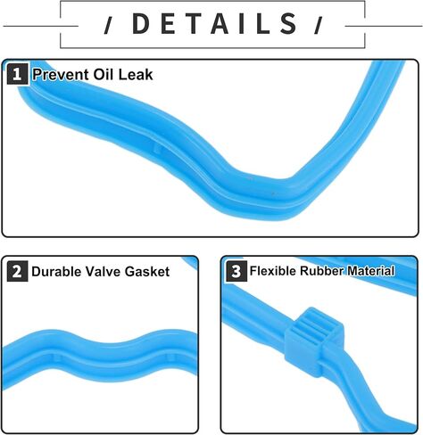 Motoforti Valve Cover Gasket, No.VS50805R/5184596AE, Cylinder Head Valve Seal Gasket, for Ram ProMaster 1500 2500 3500 for Dodge Challenger Durango Journey for Jeep for Chrysler 200 300 in Kuwait