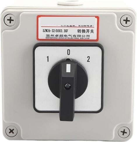 SZW26/LW26-32/D303.3CF 32A 3 Position 3 Phase 12 Screws Rotary Universal Changeover Cam Switch in Saudi Arabia