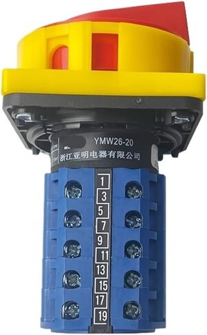 LW26GS-20A Off-ON Padlock Power Control Rotary Cam Changeover Switch Contact YMW26 Two Positions(3P 12Terminals) in Saudi Arabia