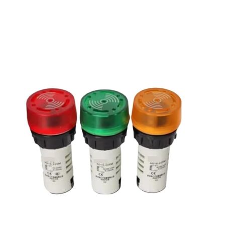 22mm Flash Buzzer AD16-22SM/RG Y23 red, Yellow, Green 24V 220V(Yellow,AD/DC110V) in Saudi Arabia