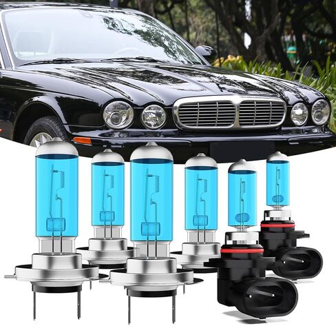 Headlights Fit For ES350 2007-2009 Halogen Headlight Bulbs,9005/HB3/H10 High Beam+ H7 Low Beam+ 9006 Fog Light Combo,Plug And Play,Pack of 6 (ES350 2007-2009) in Saudi Arabia