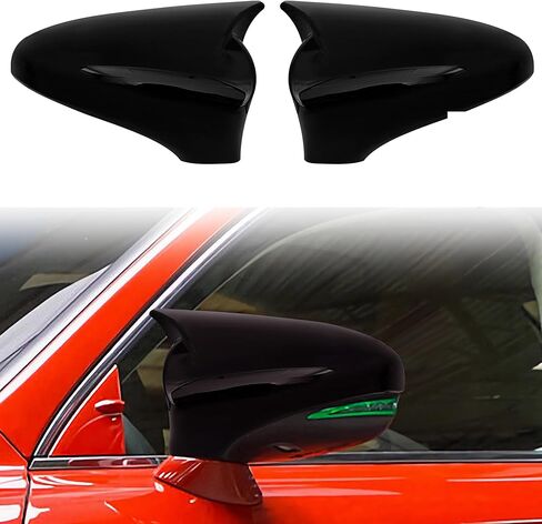 TOPUS Pair Side Mirror Cover Replacement for Lexus IS GS CT LS ES RC F-Sport 2013-2020, Car Reversing Exterior Rear View Mirror Housing 8794A30E00B1 8791A30D10B1 LH+RH Carbon Fiber in Saudi Arabia