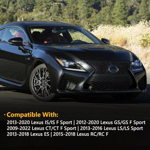 TOPUS Pair Side Mirror Cover Replacement for Lexus IS GS CT LS ES RC F-Sport 2013-2020, Car Reversing Exterior Rear View Mirror Housing 8794A30E00B1 8791A30D10B1 LH+RH Carbon Fiber in Saudi Arabia