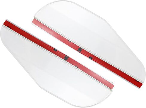 Hovom 2PCS سيارة مرآة المطر قناع الحاجب، للماء الخارجي مرآة الرؤية الخلفية الحاجبين المطر للسيارات، مرايا الرؤية الخلفية الجانبية التلقائية الحرس ضد المطر، اكسسوارات السيارات لمعظم المركبات (ألياف الكربون) in Kuwait