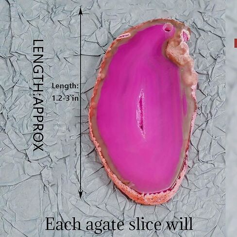 20pcs Polished Agate Pieces - 1.2" to 3"×0.78" to 2" Natural Agate Stones, Ideal for Elevating Home Decor & DIY Jewelry Crafting, Unique Hand-Polished Gems for Craft Lovers & Home Styling in Saudi Arabia