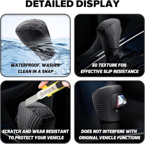 for Honda Civic 2019-2025 Interior Accessories Car Shift Knob Cover with Honda CRV 2026 Accord 2018-2025 HRV XRV 2023 2024 Automobile Center Console Shifter Head Protector-Black in Saudi Arabia