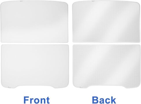 LUCKEASY Front Shading Net for Tesla Model X Up Glass Roof Sunshade Car Skylight Blind Shading Net (MX-GA33L A) Installation Requires Patience in Kuwait