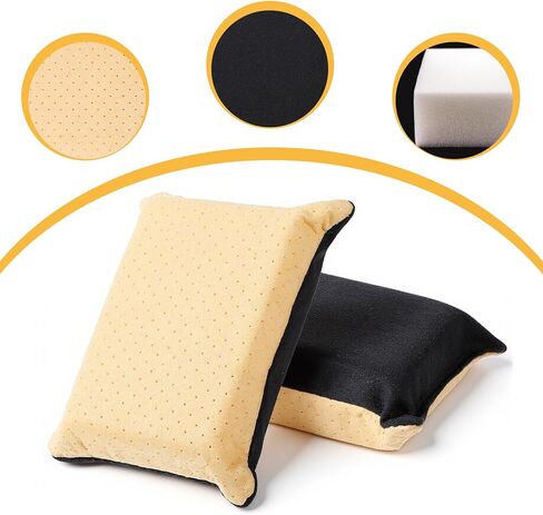 2 Pcs Car Window Defogger Sponge Absorbent Windshield Cleaner for Auto Glass Fog and Steam Removal Non-Scratch Cleaning Sponge in Saudi Arabia
