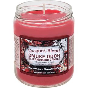 Smoke Odor Exterminator 13 oz Jar Candles Dragon's Blood, (3) Set of Three Candles. in Kuwait