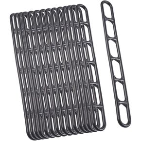 25Pcs Adjustable Tent Rope Tighteners Rope Tensioner Ladder Tensioners Multipurpose Professional Skid Buckles Fasteners, Black in Kuwait