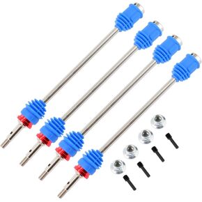 Steel Constant Velocity Driveshafts Upgarde Parts for 1/10 E-Revo E-Maxx T-Maxx Revo,Replace#5451R in Saudi Arabia