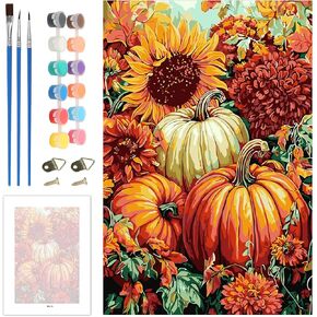 Skyboda Skull Paint by Numbers Kit for Adults Beginners with Frame, Halloween Adult Paint by Number Kits on Canvas, Easy DIY Oil Painting Kits for Home Decor, 8x12in in Saudi Arabia