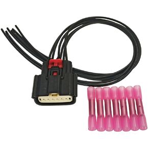 6 Pin LED Foglight DRL Wiring Harness Connector Pigtail Plug WPT-944 Compatible with 2018-2023 Ford Mustang GT500 Replaced Part Number 064a-1.2-21-111110 in Kuwait