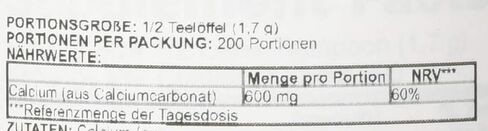 مكملات NOW، مسحوق كربونات الكالسيوم، نسبة عالية من الكالسيوم، يدعم صحة العظام*، 12 أونصة in Kuwait
