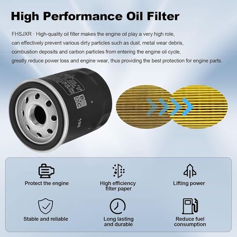 2540086 Oil Filter 2540122 for Polaris RZR Ranger 570 700 800 900 Crew XP, General 1000, RZR S 800, RZR 4 800 900, RZR 570 800 900 1000, ACE 900 500 ATV/Snowmobile# 2540006, 2PCS in Saudi Arabia