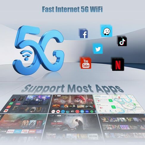 Roinvou 2+64G Android 9" Touch Screen for Kia Optima K5 2014-2015 with Wireless CarPlay Android Auto WiFi Bluetooth GPS Navigation FM RDS Radio Backup Camera in Kuwait