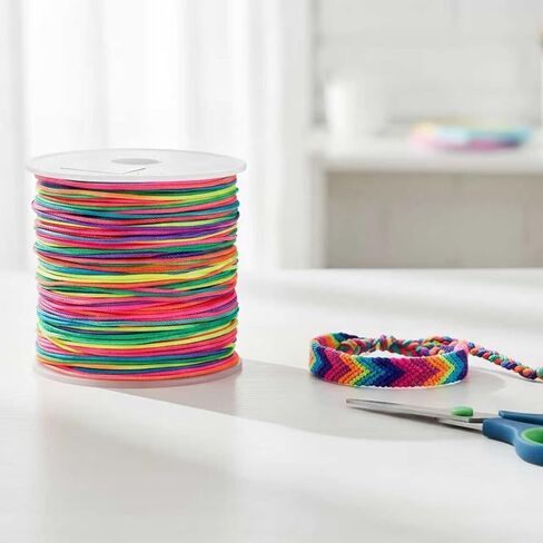 1mm 164Feet Elastic Bracelet Cord Rainbow Elastic Cord Used for Jewelry Making Bracelet Beads and Handicrafts in Saudi Arabia