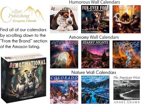 The 2026 Demotivational Wall Calendar (A funny, uninspirational, and humorous 12"x24" (open) monthly calendar. Makes a great gag gift/white elephant present) in Saudi Arabia