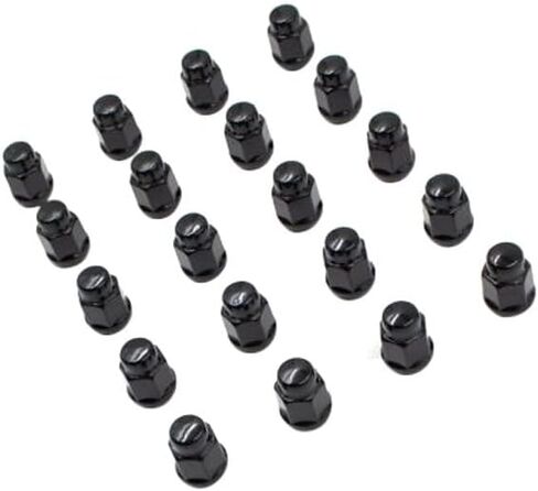 Coyote Accessories 56K548BLK - Black Cone Seat Acorn Bulge Lug Wheel Installation Kit W/o Valve Stems in Saudi Arabia