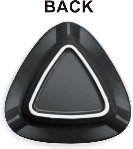 منفضة سجائر سيجار مثلثة - منفضة سجائر سيجار كبيرة للراحة في الهواء الطلق للفناء/الخارج/منفضة سجائر داخلية (أصفر) in Kuwait