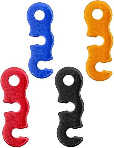 guyline tensioner 50pcs Tent Rope Buckle Aluminum Alloy Tent Durable Aluminum Adjuster, Suitable for Outdoor Camping and Windy Environments. for Camping, Hiking, Backpacking Ultralight Tent S(Red) in Saudi Arabia