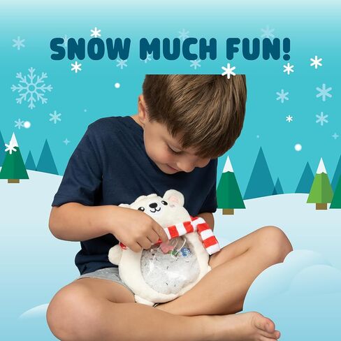 Chuckle & Roar Sensory Seek & Find Scavenger Hunt Plush Polar Bear Game for Ages 3 and Up - Great On The Go Learning Toy for Toddlers in Saudi Arabia